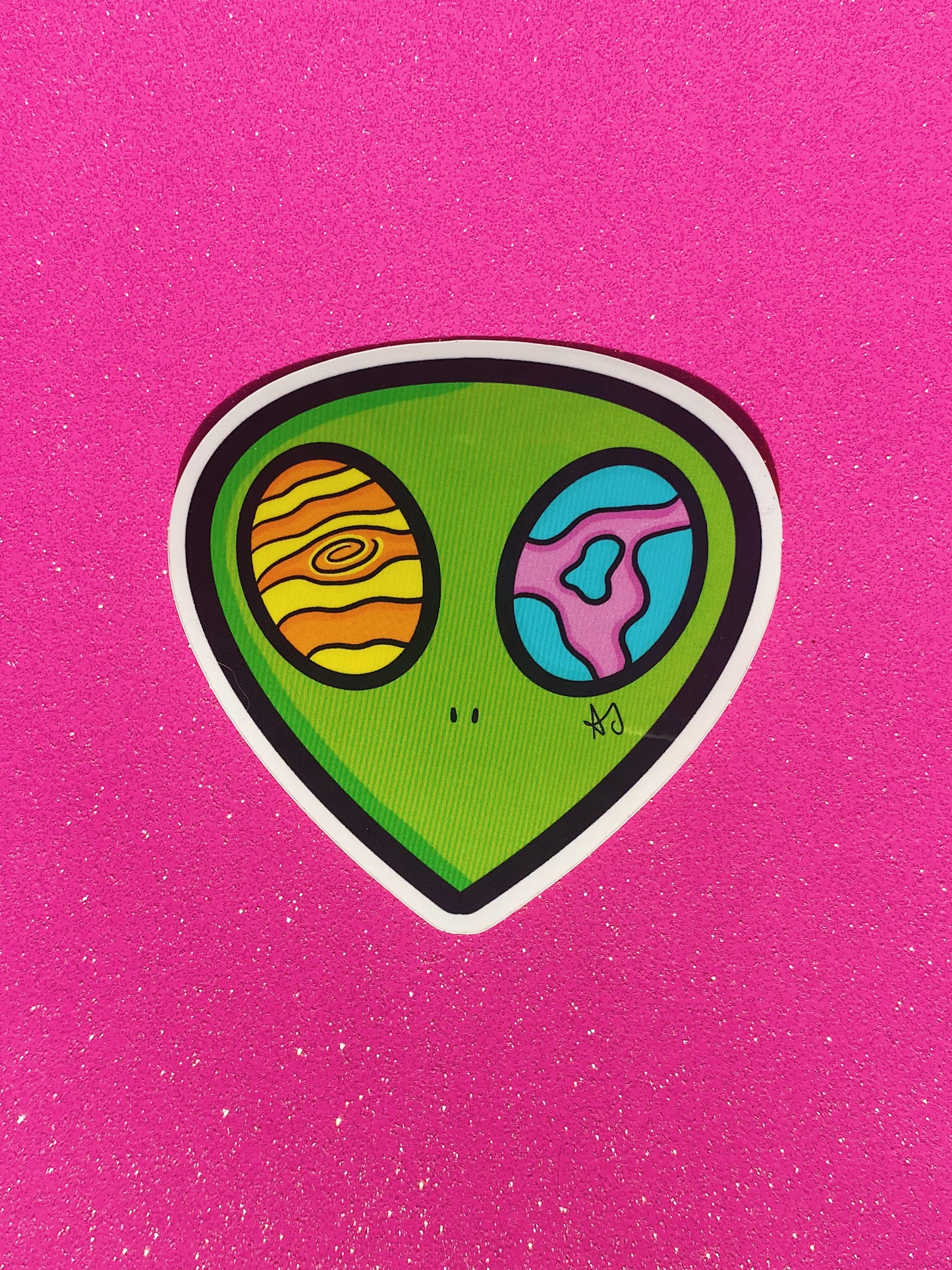 Other Worldly Eyes Glossy Sticker