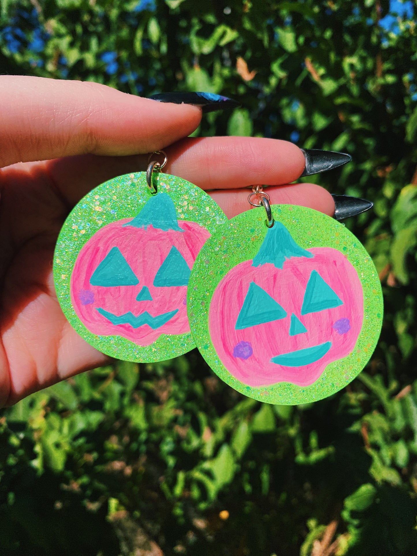 Pastel Pumpkin Earrings