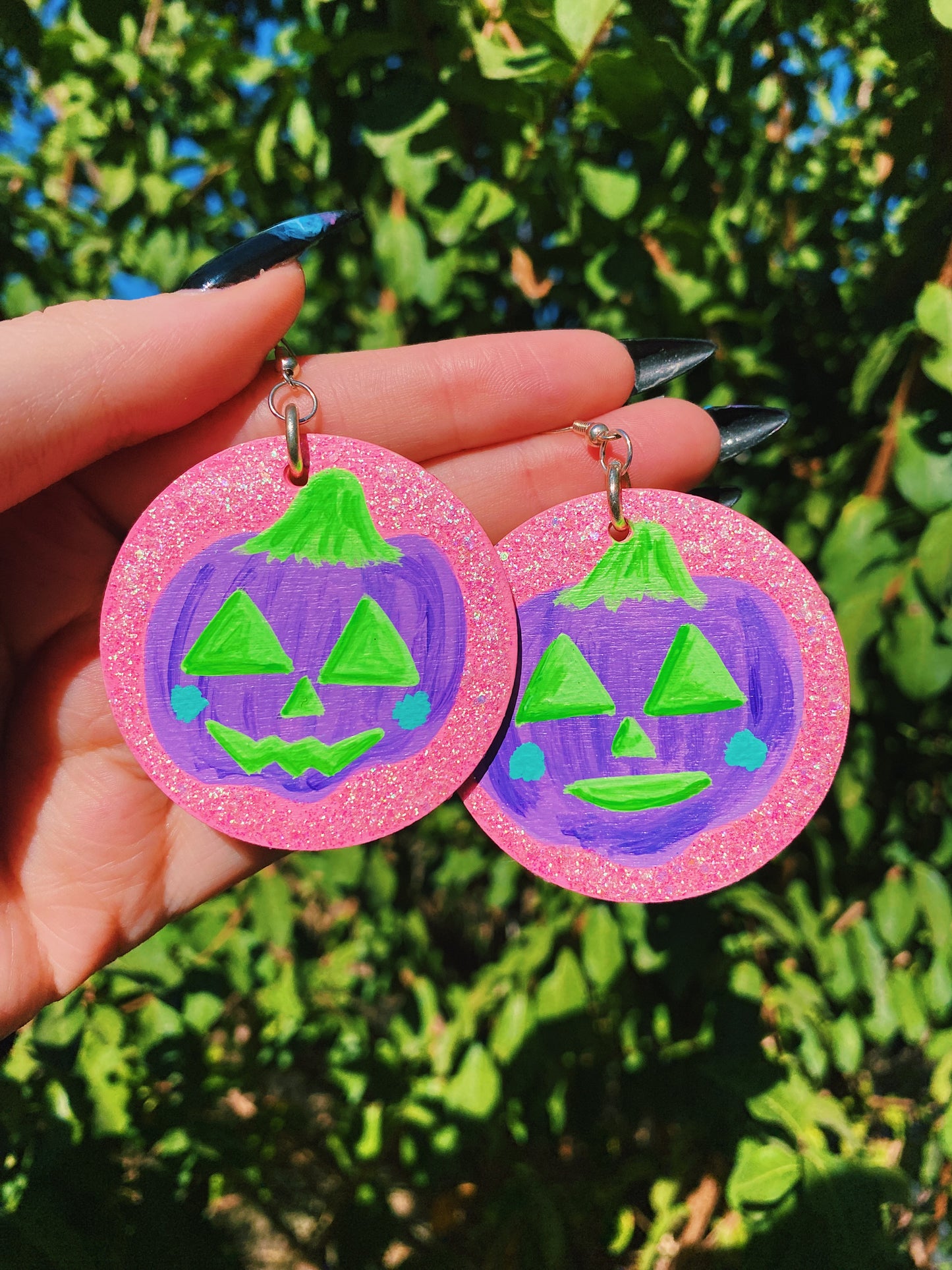 Pastel Pumpkin Earrings